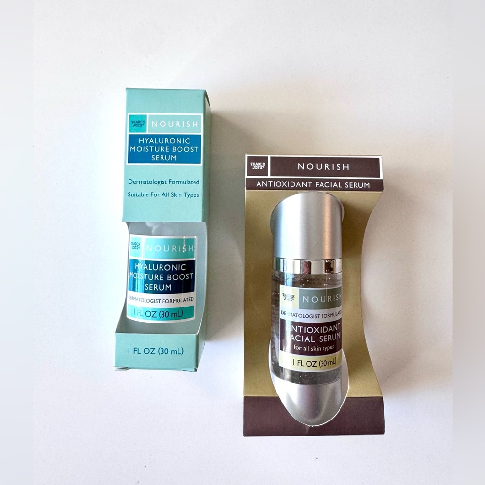 **SOLD**Bundle ‘Nourish’ 2 Serums for any type of skin: Antioxidant & Hyaluronic
